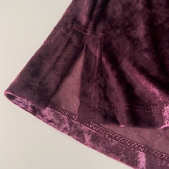 Free People Intimately Fig Jam All Night Velvet Tunic Women's Size XS NWT - Picture 12 of 12